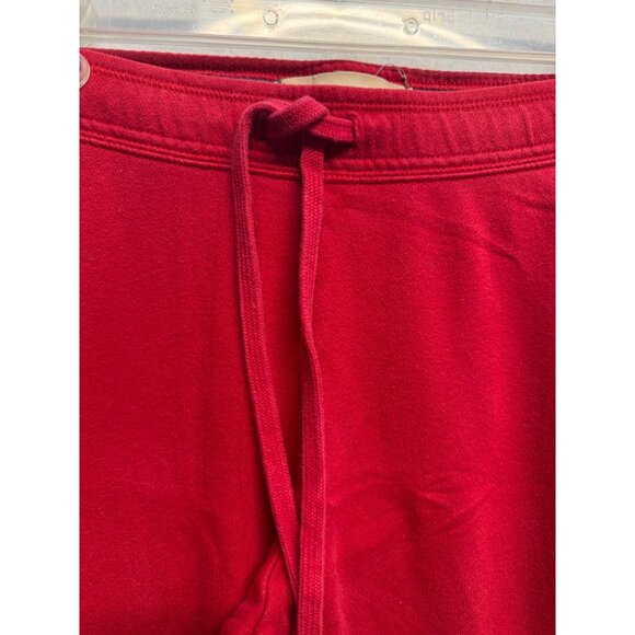 Hollister Red Jogger Pants Size M With Drawstring Waist - Picture 3 of 8